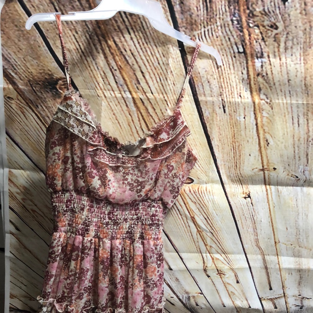 Boho ruffle dress